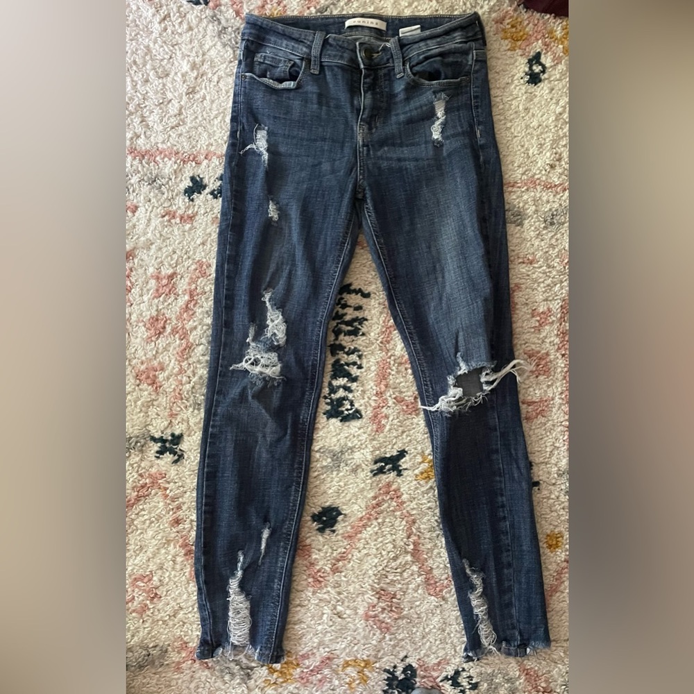 Eunina mid rise skinny ankle jeans size 7